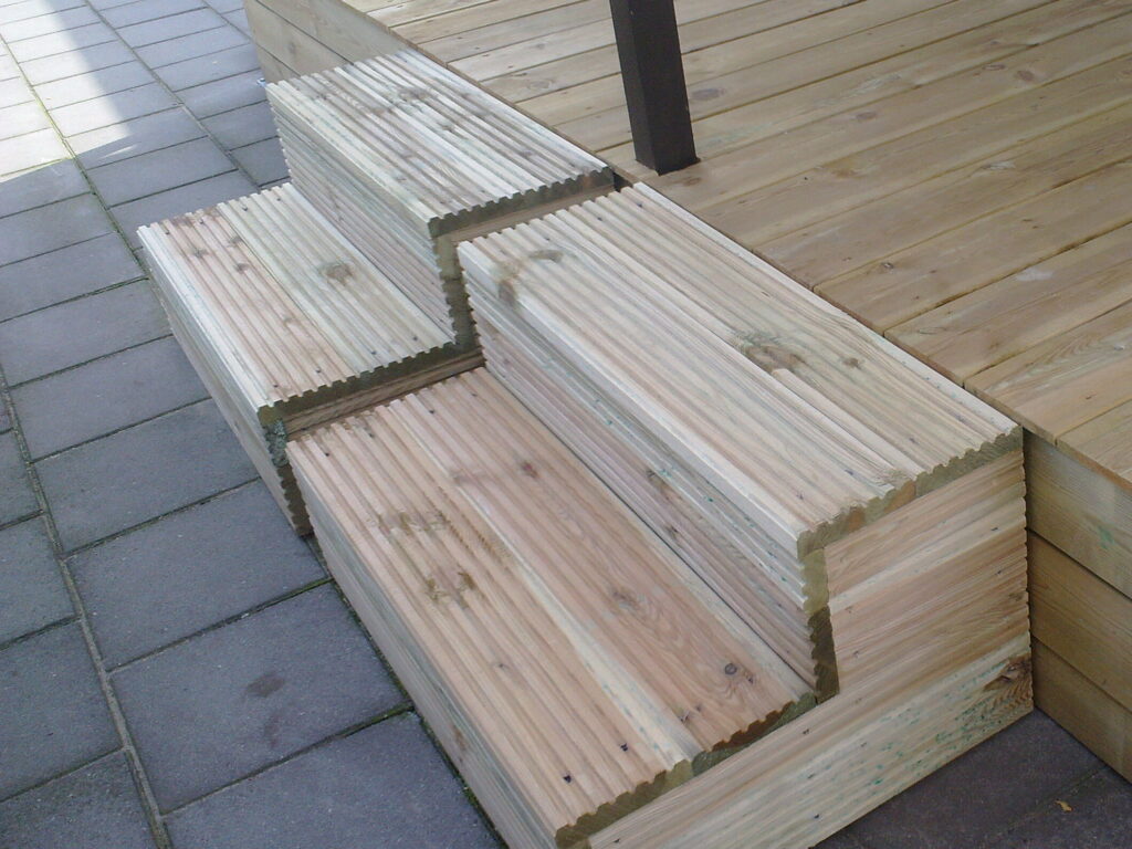 Opstap 2-treeds 80CM