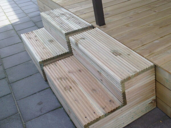 Opstap 2-treeds 80CM