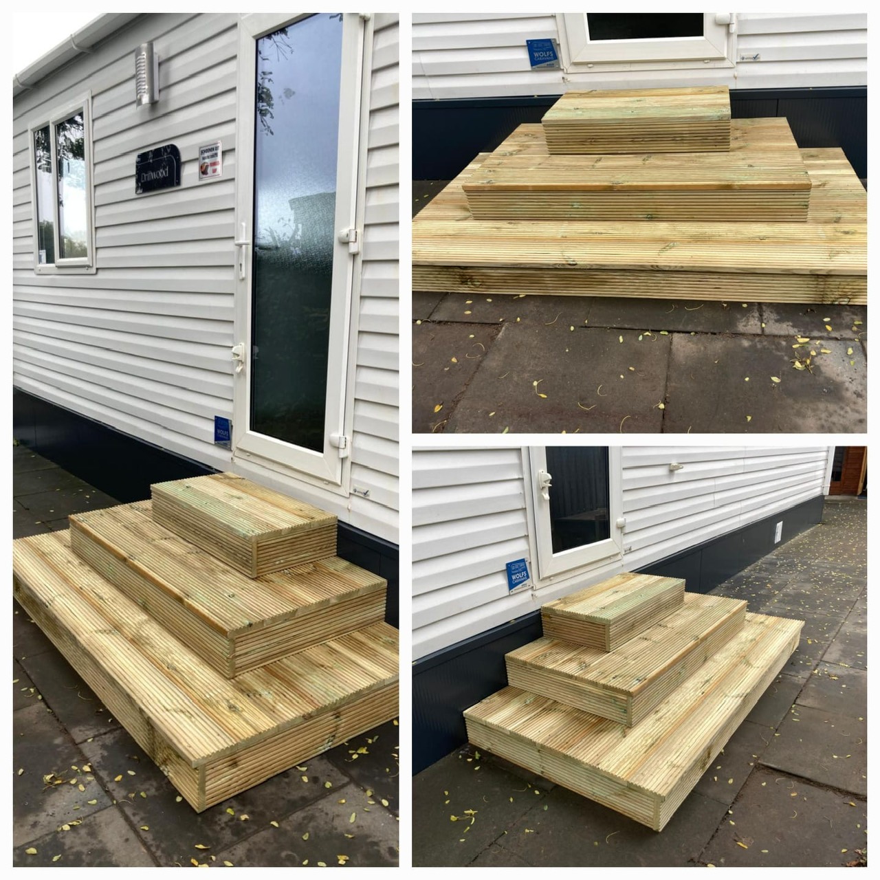 VlonderTrap 3-delig 80x42CM / 192x98