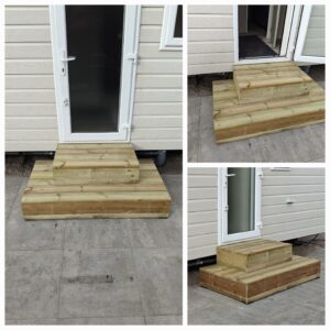 Vlonder Trap 2-delig 90x56cm / 146x84cm