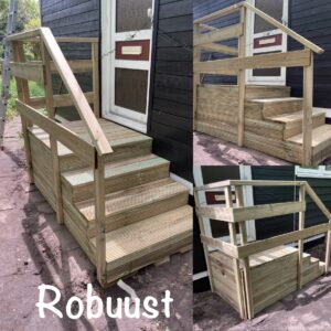 Bordestrap Robuust 4-treeds max 80cm hoogte
